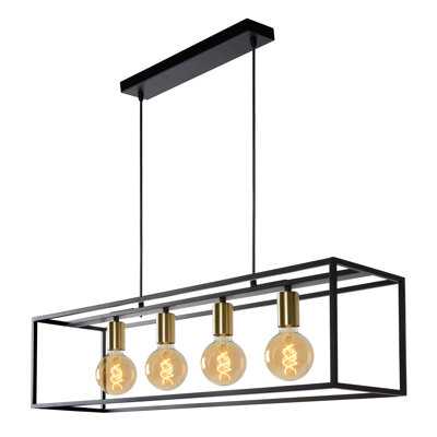 Lucide Lineare Pendelleuchte 4-flammig Ruben & Bewertungen | Wayfair.de
